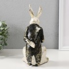 Сувенир полистоун "Белый заяц в смокинге с цилиндром" 11х11х24 см - Фото 3