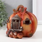 Фигурка световая полистоун «Домик из тыквы», 13×12.5×12.5 см 9703504 - фото 16193110
