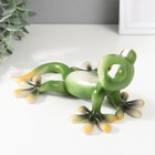 Фигурка полистоун «Зелёный геккон загорает», 18×14.5×8.5 см - Фото 4