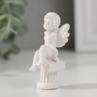 Фигурка полистоун «Ангелочек на колонне», 5.5?2.5?2.5 см (комплект 2 шт) - фото 49981479