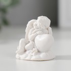 Сувенир полистоун "Белоснежный ангел сидит в обнимку с сердцем" 3,5х2,7х3,2 см - Фото 4