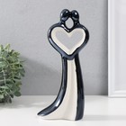 Фигурка керамика «Одна любовь на двоих», чёрно-белый, 24×11.5×5.5 см - Фото 1