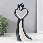 Фигурка керамика «Одна любовь на двоих», чёрно-белый, 24×11.5×5.5 см - Фото 3