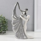 Фигурка керамика «Вальс», серебристо-белый, 24.6×15×7 см - Фото 1