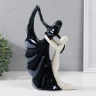 Сувенир керамика "Вальс" чёрно-белый 24,6х15х7 см - фото 3508302