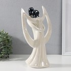 Фигурка керамика «На крыльях нежности», чёрно-белый, 29×17×11 см - Фото 2