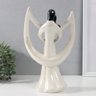 Фигурка керамика «На крыльях нежности», чёрно-белый, 29×17×11 см - Фото 3