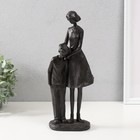 Фигурка полистоун «Мама и сын», чёрный, 31×13×8 см - Фото 1