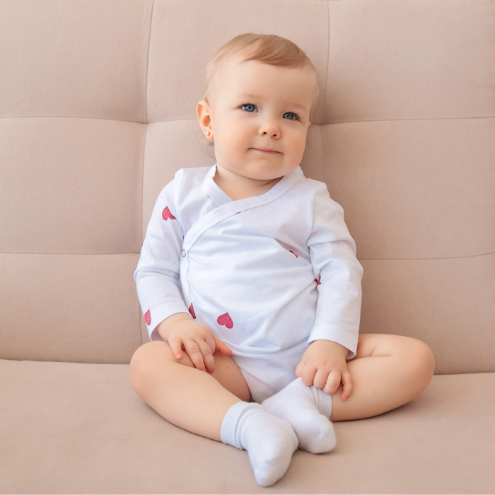 Боди детское MINAKU, рост 68-74 см, молочное - Фото 1