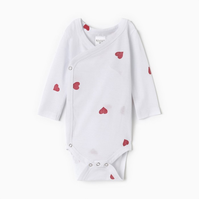 Боди детское MINAKU, рост 80-86 см, цвет молочный