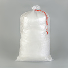 Мешок для урожая, полипропиленовый, 50 × 90 см, на 50 кг, прозрачный, с завязками - Фото 4