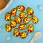 Шоколад молочный Only золотые пасхальные цыплята, 100 г - фото 24430169