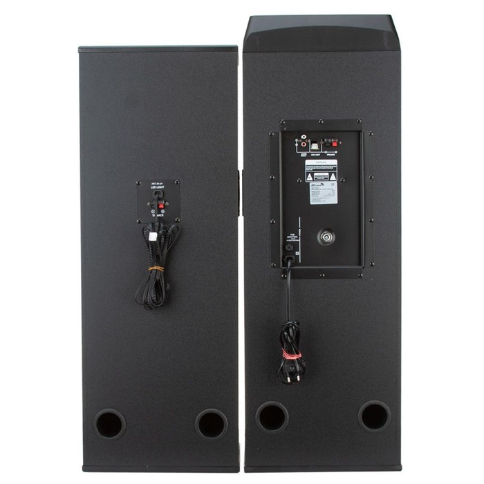 Портативная караоке система ELTRONIC CRAZY BOX (30-24), 160 Вт,AUX,USB,BT, подсветка,черная