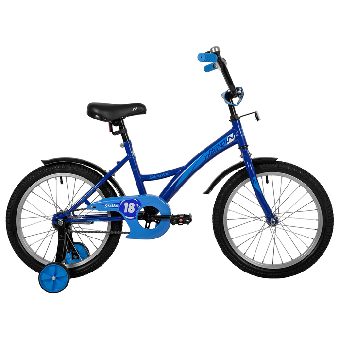 Велосипед 18" Novatrack STRIKE, цвет синий - Фото 1