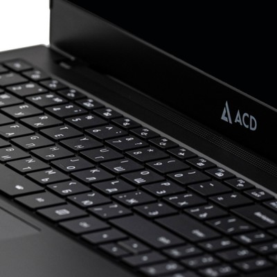 Ноутбук ACD 15S G2, 15.6", i7-1255U, 8 Гб, SSD 512 Гб, IntelIris Xe, noOS, черный
