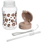 Поильник-непроливайка детский M&B «Леопард» с трубочкой, от 9 мес., 270 мл. - Фото 4