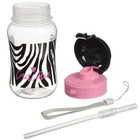 Поильник-непроливайка детский M&B «Зебра» с трубочкой, от 9 мес., 270 мл. - Фото 5