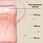 Поильник-непроливайка M&B Little world collection, мягкий носик, от 9 мес., 270 мл. - Фото 3