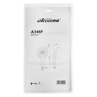 Душевая лейка Accoona A346F, пластик, черная - фото 23848717