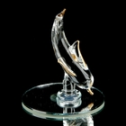 Сувенир стекло "Дельфин на зеркале" 10х7,5х6,3 см - Фото 1