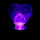 Сувенир стекло "Карета у сердца" со светом, 9,5х7,4х5,7 см - Фото 6