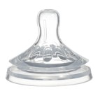 Бутылочка для кормления M&B, широкое горло Ø50 мм, от 3 мес, 240 мл., стекло, белый - Фото 7