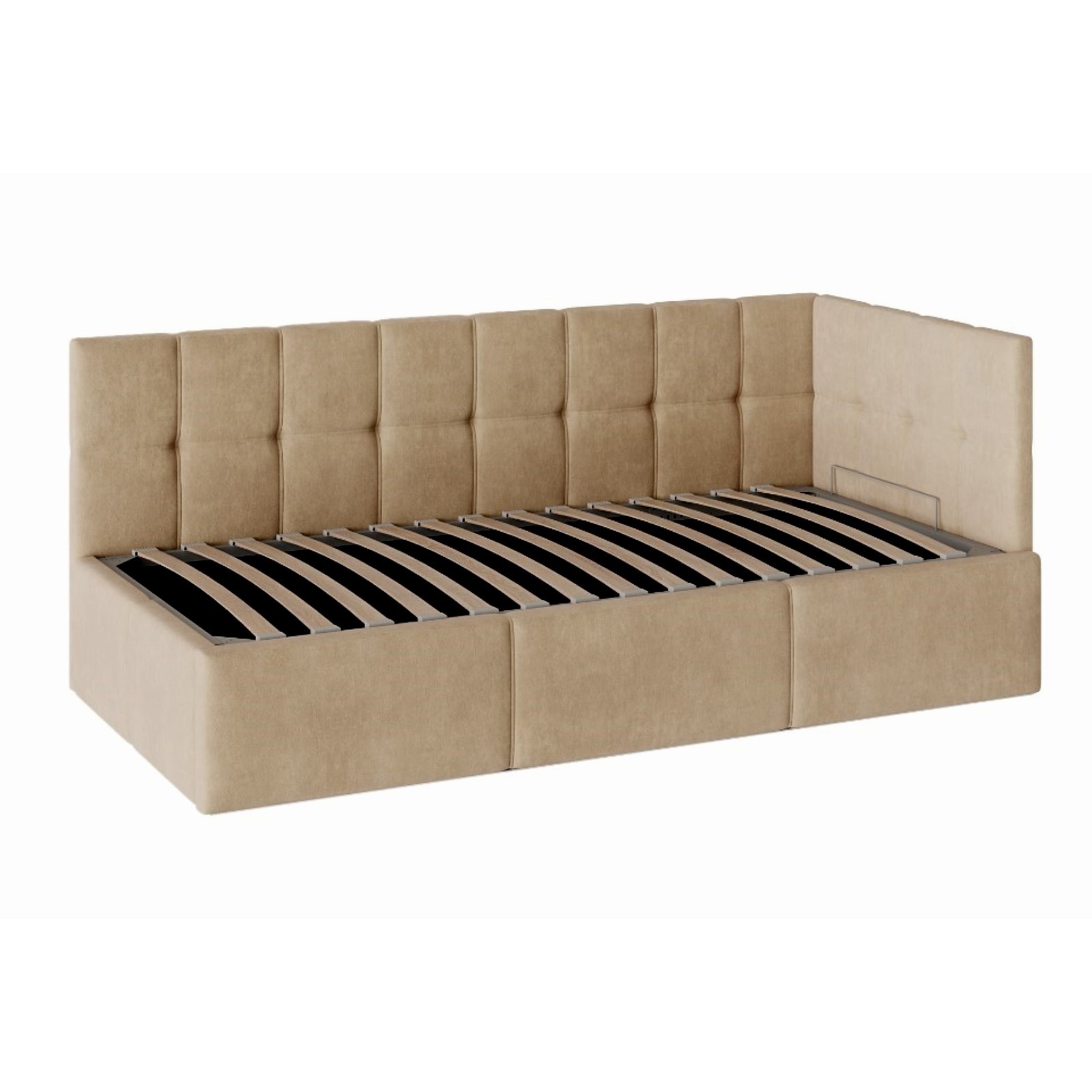 Кровать "Оттава", 900 х 2000, с подъёмным механизмом, бежевая (10335909 ...