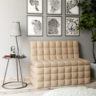 Скамья прямая "Темпо", 1020 х 560 х 800, КЗ серый - фото 23828317