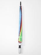 УЦЕНКА Зонт - трость полуавтоматический «Радуга», 16 спиц, R=48/56 см, d=112 см, разноцветный - Фото 5