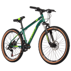 Велосипед 24" FOXX CAIMAN, цвет зелёный, р. 14" - Фото 3