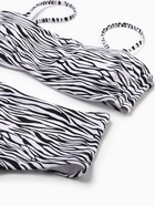 Купальник раздельный с завышенной талией женский MINAKU, принт зебра, размер 42 - Фото 5