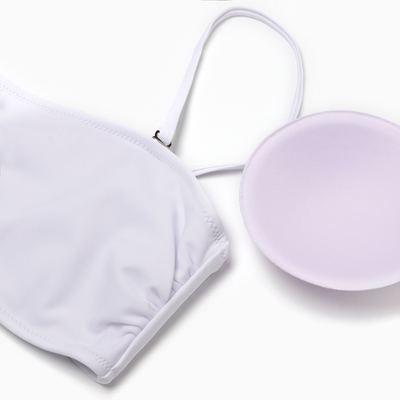 Купальник раздельный с сеткой женский MINAKU, размер 42, белый