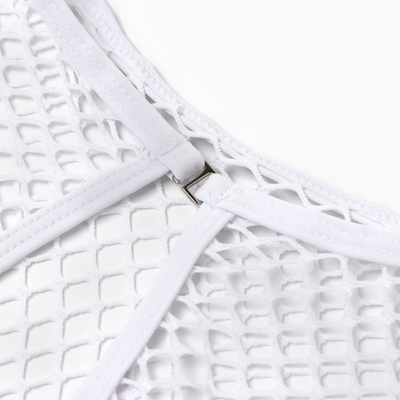 Купальник раздельный с сеткой женский MINAKU, размер 42, белый