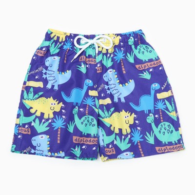 Купальные трусы детские MINAKU «Динозаврики» рост 146-152 см