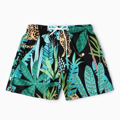 Купальные трусы детские MINAKU "Леопард" рост 122-128 см