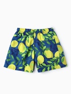Плавки-шорты купальные для мальчика MINAKU «Лимоны», сине-жёлтые, рост 134-140 см  (артикул 9926297)  большой выбор товаров оптом и в розницу по низким ценам с доставкой