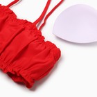 Купальник женский раздельный MINAKU цвет красный, размер 42 - Фото 6