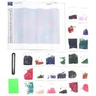 Алмазная вышивка с полным заполнением "Пионы", 22 х 32 см - Фото 4