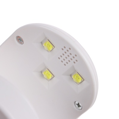 Лампа для маникюра Luazon LUF-07, UV/LED, 3 диода, 16 Вт, для типс, USB, белая