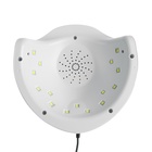 Лампа для гель-лака Luazon LUF-06, UV/LED, 36 Вт, 15 диодов, таймер 30/60/90 с, USB, белая - фото 9458998