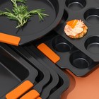 Противень для выпечки Magistro French Bakery, 41.5×26.5×5 см, антипригарное покрытие - Фото 11