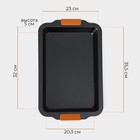 Противень для выпечки Magistro French Bakery, 41.5×26.5×5 см, антипригарное покрытие - Фото 4