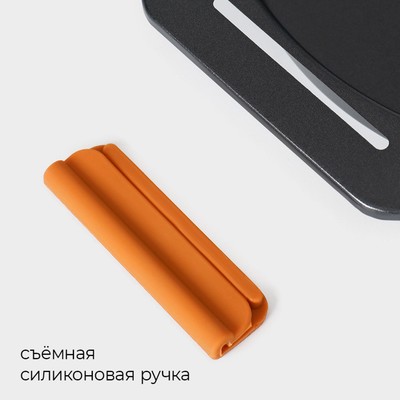 Форма для выпечки Magistro «French Bakery. Круг», 29×26.5×4 см, антипригарное покрытие, чёрная