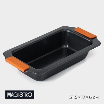 Форма для выпечки Magistro French Bakery, 31.5×17×6 см, антипригарное покрытие