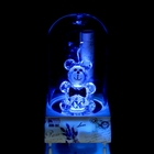Сувенир стекло музыкальный световой колба "Мишка со свитком" 14,5х7,8х7,8 см МИКС - Фото 7