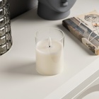 Светодиодная свеча белая, 7.5 × 10 × 7.5 см, воск, пластик, батарейки АААх3 (не в комплекте), свечение тёплое белое - Фото 2