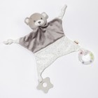 Комфортер - игрушка для сна новорожденных, Крошка Я «Серый мишка», погремушка, прорезыватель, серый - Фото 2