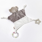 Комфортер - игрушка для сна новорожденных, Крошка Я «Серый мишка», погремушка, прорезыватель, серый - Фото 12