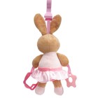 Подвеска мягкая на кроватку/коляску M&B «Зайка», погремушка, прорезыватель, от 3 мес. - Фото 7