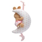 Подвеска музыкальная на кроватку/коляску M&B «Зайка на луне», заводная, от 3 мес. - Фото 6